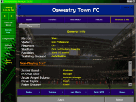 Welsh Premier Division in CM00/01